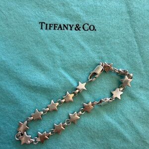Tiffany & Co. Silver Star Charm Bracelet